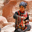 young asian girl selling beads young asian girl selling beads