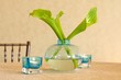 An image of a modern upscale table centerpiece