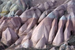 Sandstone formations in Cappadocia, Turkey