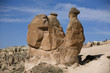 Strange and amazing stone formations in Cappadocia, Turkey