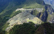 aereal view of machu picchu