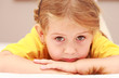 Little girl looking at viewer