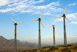 Wind power generating mills
