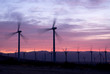 Wind power generating mills