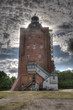 Alter Leuchtturm auf der Hamburger Nordseeinsel Neuwerk - HDR