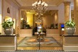 An image of an upscale hotel lobby