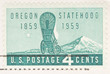 This is a Vintage 1969 Canceled US Stamp Oregon Statehood This is a Vintage 1969 Canceled US Stamp Oregon Statehood
