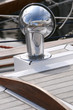 Equipment in stainless steel of a sailboat