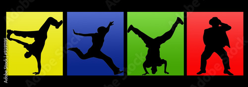danseur en cube