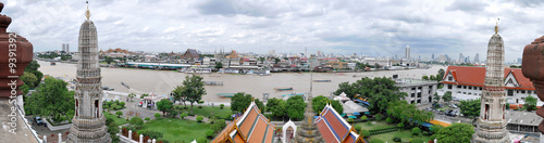 Photo: Bangkok, Panorama du Wat Arun Bangkok, Panorama du Wat Arun