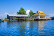 Floating House on the Tonle sap lake, Siem reap. Cambodia.