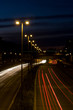 Autobahn mit Beleuchtung