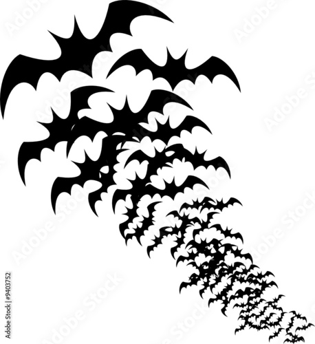Vector: siluetas de murcielagos siluetas de murcielagos