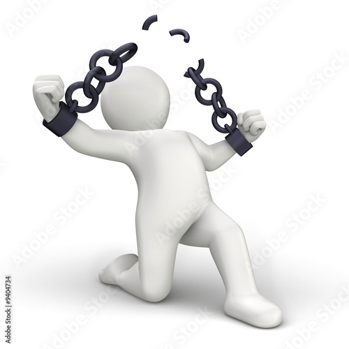 Ilustración: Rompiendo cadenas Rompiendo cadenas