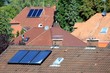 Solaranlage im Wohngebiet