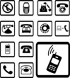 Set icons. Phones