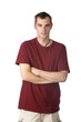 man with arms crossed standing up