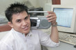 staff listening music at office