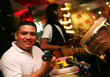 Smiling musician