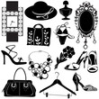women accessories vector