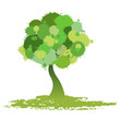 tree vector (splash style)