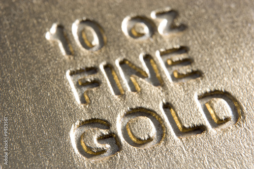 Photo: Close-Up Of Gold Bar Close-Up Of Gold Bar