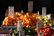 Moore Street market in Dublin. Irish capital city.