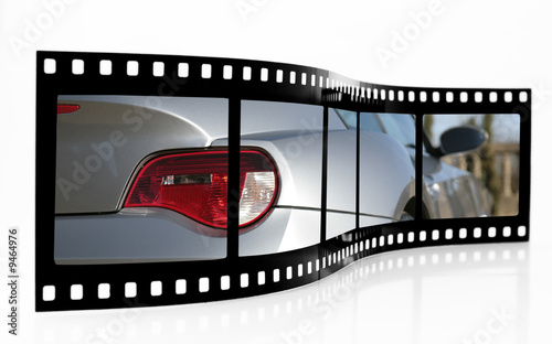 Sports Car Film Strip
