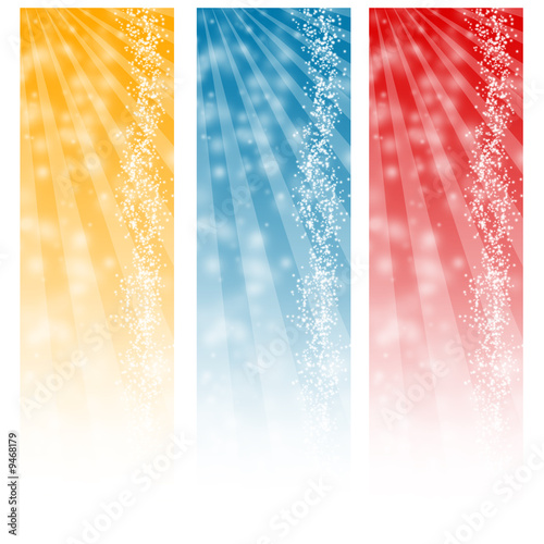 Illustration: Vertical abstract web banners Vertical abstract web banners