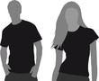 T-shirt Vorlage vector T-shirt Vorlage vector
