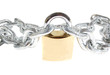 Steel Chain and Padlock