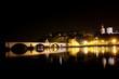 pont d'avignon in the night