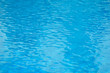 Blue water in pool