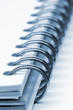 Closeup of ring binder