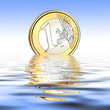 Euro galleggia