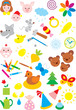 Simple objects for kindergarten