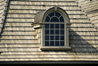 Window on a wood shingle roof