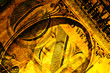 Photo: used American dollar note used American dollar note