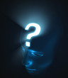 Head with interrogation point. The intensity of the doubt. Head with interrogation point. The intensity of the doubt.