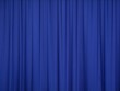 Blauer Bühnenvorhang Blauer Bühnenvorhang