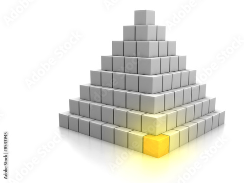 Computer generated concept of cornerstone