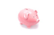Pink piggy bank