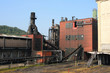 Industrial grungy architecture. Former coal mine in Germany Industrial grungy architecture. Former coal mine in Germany