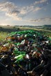 bottles in hill