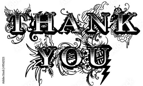 Illustration: thank you thank you
