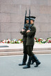 August 2008 - Riga, Latvia. Patrols near Statue of Liberty