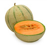 sweet baby melon isolated on white background sweet baby melon isolated on white background