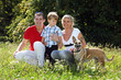 Junge Familie mit einem Kind
