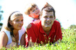 Junge Familie mit einem Kind