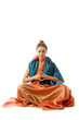 Foto: The beautiful girl in the stylised Oriental dress The beautiful girl in the stylised Oriental dress